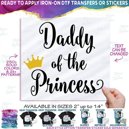 (s266-5A) Mommy Family of the Princess, Princesses Custom Text