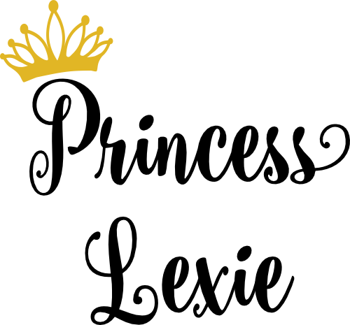 (266-05-D) Princess Prince Queen King Tiara Custom Name