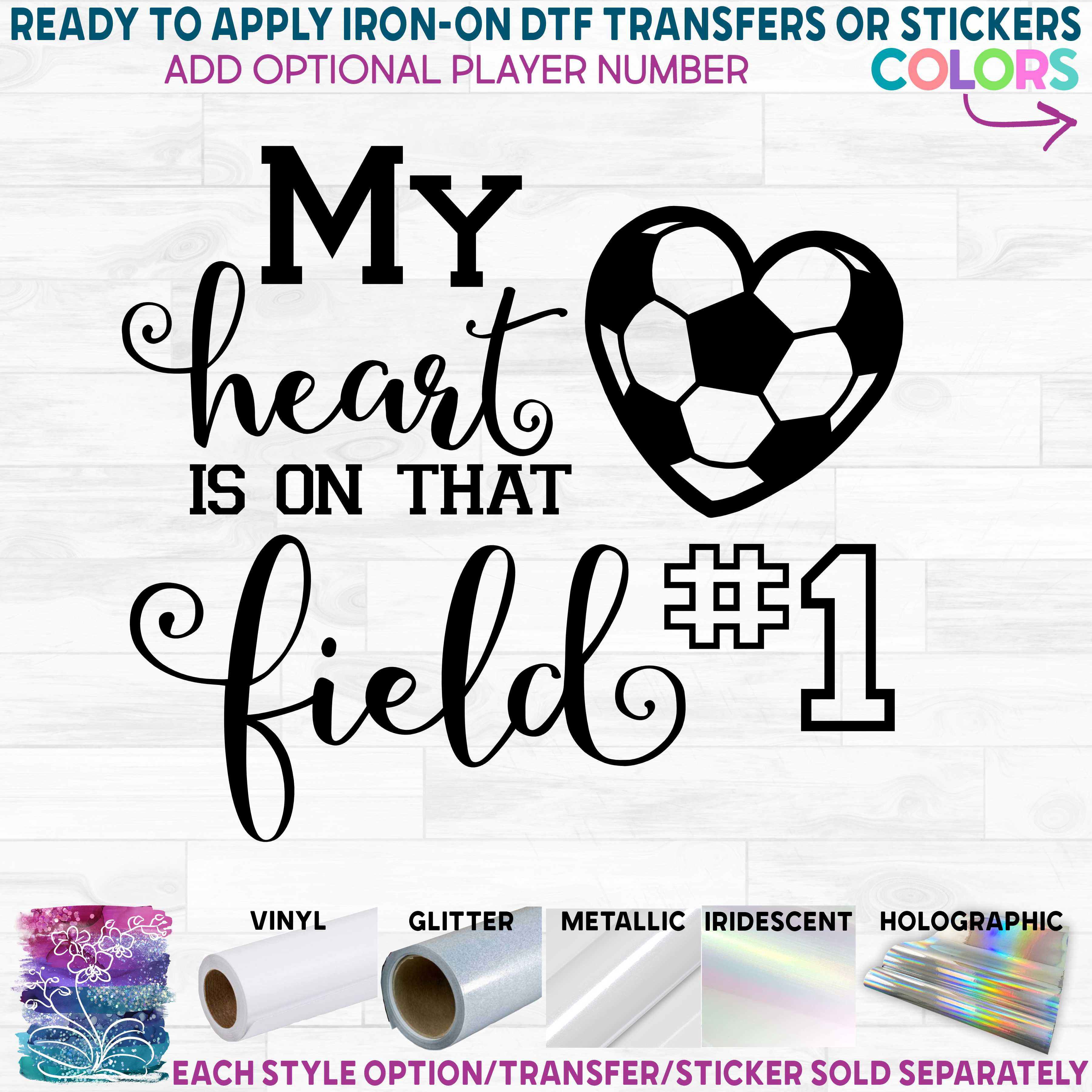 (s269-2C) My Heart is On That Field Soccer