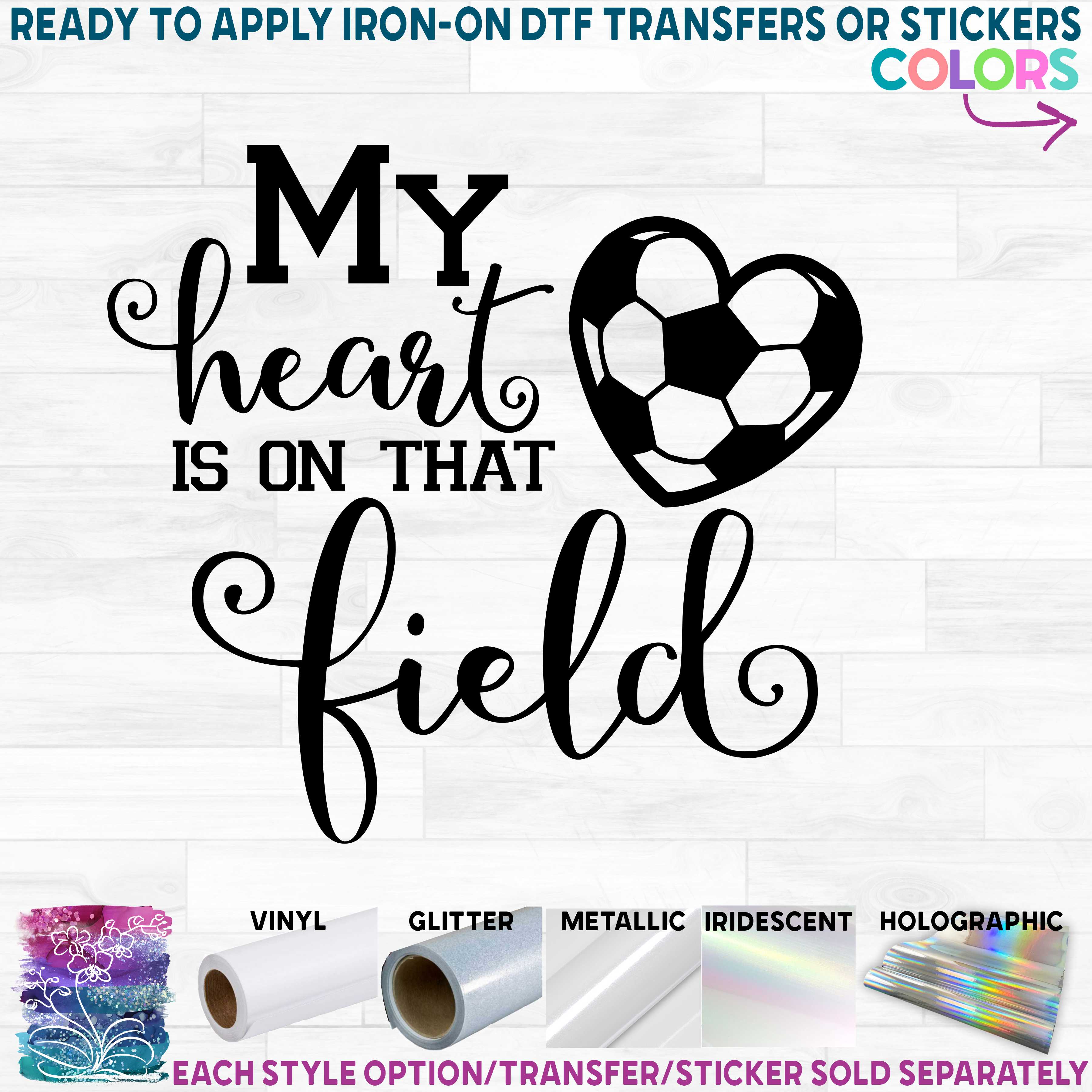 (s269-2C) My Heart is On That Field Soccer
