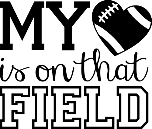 (s044-10-D) My Heart is on that Field Football
