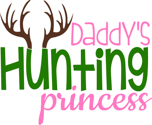 (s026-3D) Daddy's Hunting Princess Deer Antlers