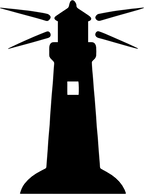 (271-01-1) Lighthouse Silhouette