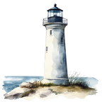 (271-02-1) Watercolor Lighthouse