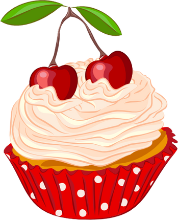 (s275-2) Fruit Cupcake