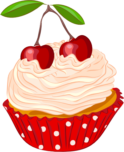 (s275-2) Fruit Cupcake