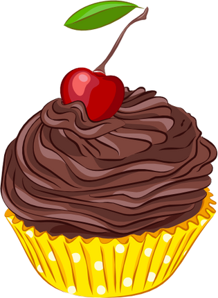 (s275-2) Fruit Cupcake