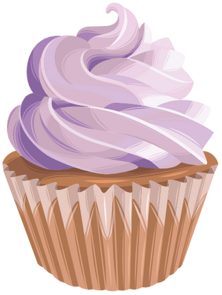 (s275-2) Illustrated Cupcake
