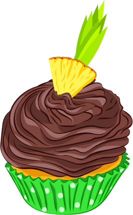 (s275-2) Fruit Cupcake