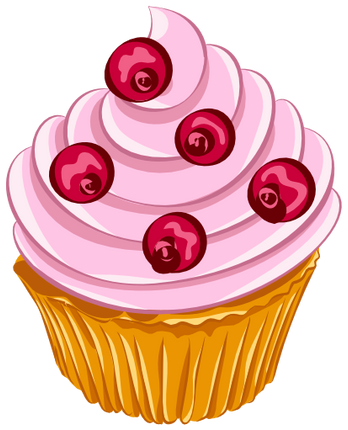 (s275-2) Fruit Cupcake