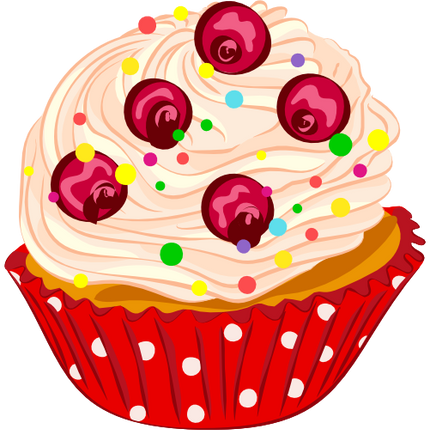 (s275-2) Fruit Cupcake