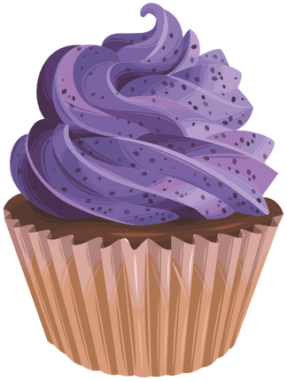 (s275-2) Illustrated Cupcake