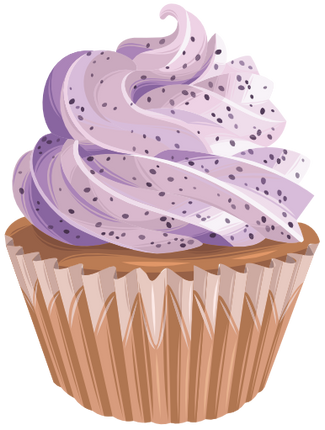 (s275-2) Illustrated Cupcake