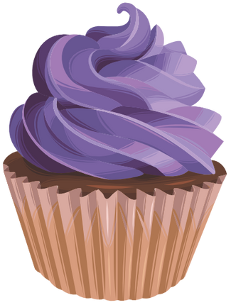 (s275-2) Illustrated Cupcake