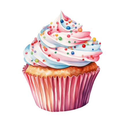 (s275-2) Colorful Cupcake