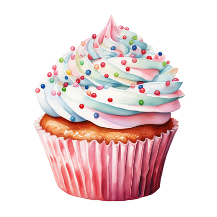 (s275-2) Colorful Cupcake