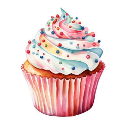 (s275-2) Colorful Cupcake