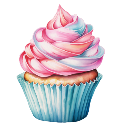 (s275-2) Colorful Cupcake