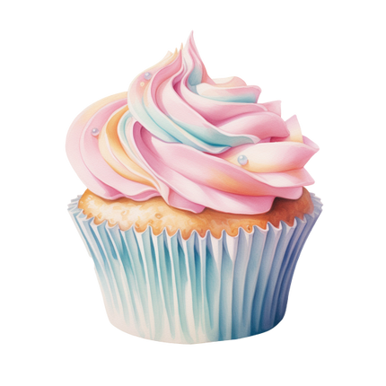 (s275-2) Colorful Cupcake
