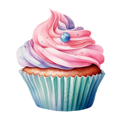 (s275-2) Colorful Cupcake