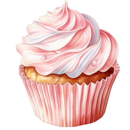 (s275-2) Colorful Cupcake
