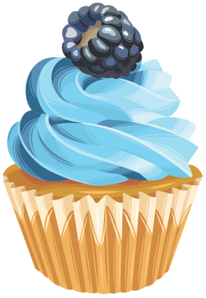 (s275-2) Illustrated Cupcake