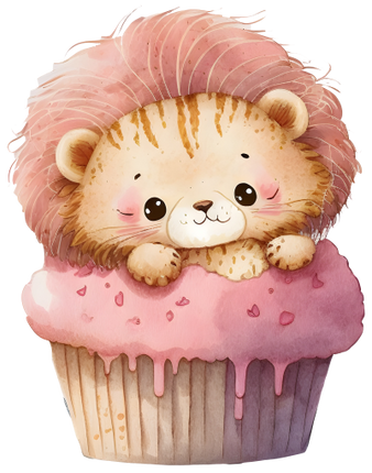 (s275-6) Animal Cupcake
