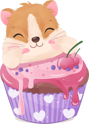 (s275-6-1D) Cupckake Guinea Pig