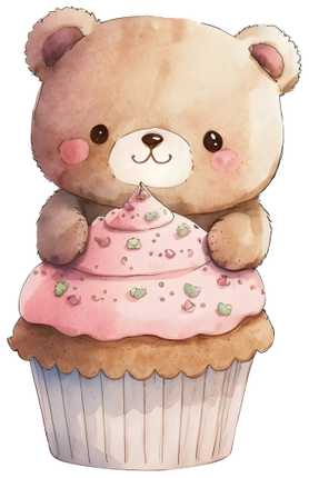 (s275-6) Animal Cupcake