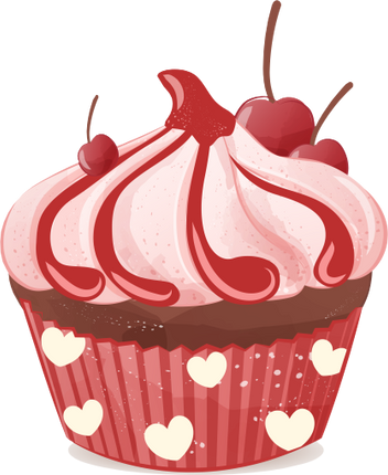 (s275-6) Cute Cupcake