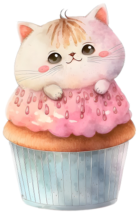 (s275-6) Animal Cupcake