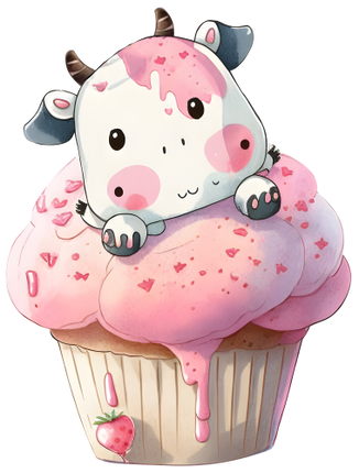 (s275-6) Animal Cupcake