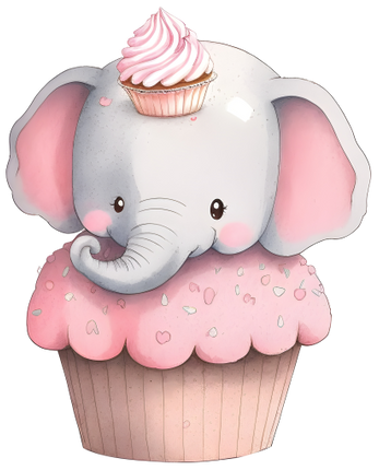 (s275-6) Animal Cupcake