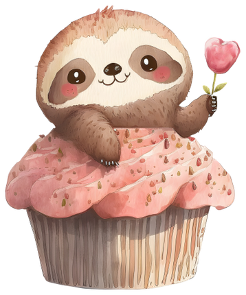 (s275-6) Animal Cupcake