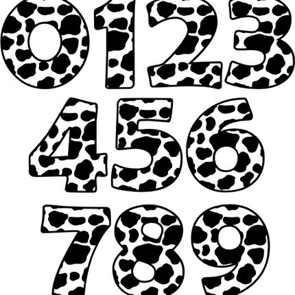 (s278-2-A-2) Baby Cow Number 2 Any Age