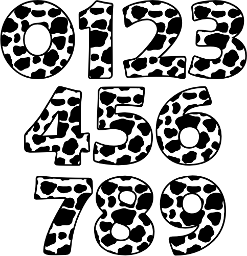 (s278-2-A-2) Baby Cow Number 2 Any Age