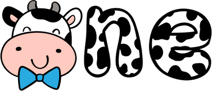 (s278-3-A-1) Baby Boy Cow Face One