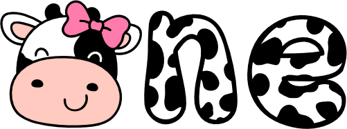 (s278-3-B-1) Baby Girl Cow Face One