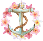 (0280-01-J) Watercolor Anchor