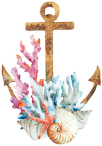 (0280-01-J) Watercolor Anchor