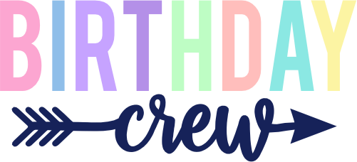 (s280) Birthday Crew Rainbow
