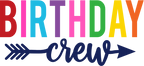 (s280) Birthday Crew Rainbow