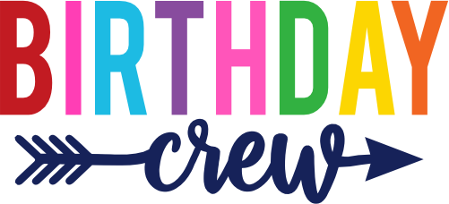 (s280) Birthday Crew Rainbow