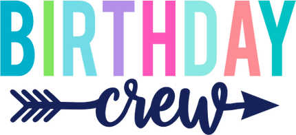 (s280) Birthday Crew Rainbow
