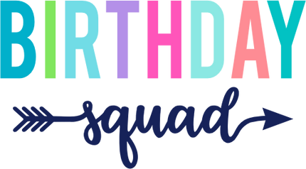 (s280) Birthday Squad Rainbow