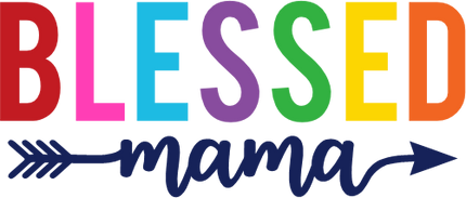 (s280) Blessed Mama Rainbow