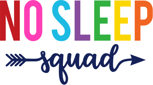 (280) No Sleep Squad Rainbow