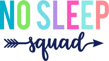 (280) No Sleep Squad Rainbow