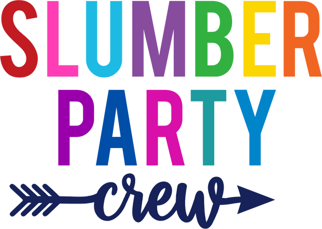 (280) Slumber Party Crew Rainbow
