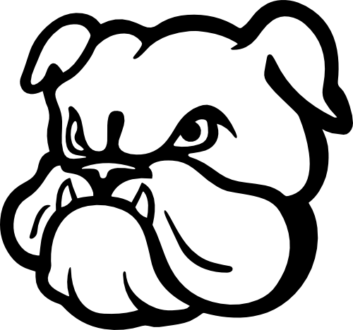 (s281-14D) Bulldog Mascot